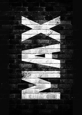 MAX Text on Brick Wall