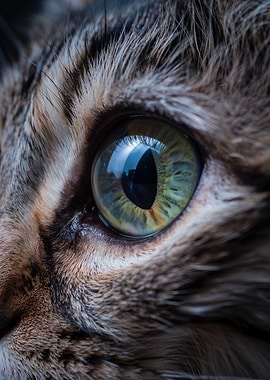 Close-up of a Cat's Eye