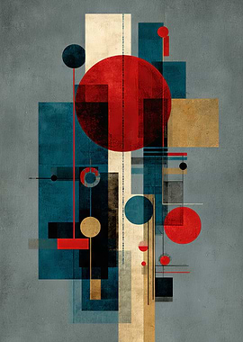 Abstract Geometric Composition | Modern Wall Print