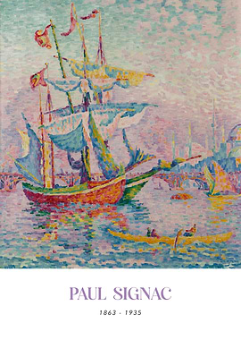 Paul Signac Painting: Sailing Vessel