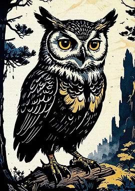 Stylized Owl