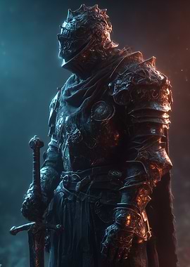 Dark Knight with Sword