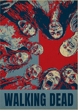 Walking Dead Zombie Horde Poster