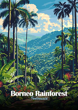Borneo Rainforest, Indonesia