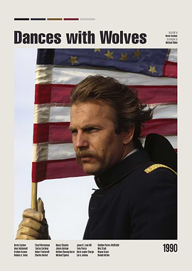 Dances with Wolves Movie Poster