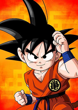 DB Goku fighting stance