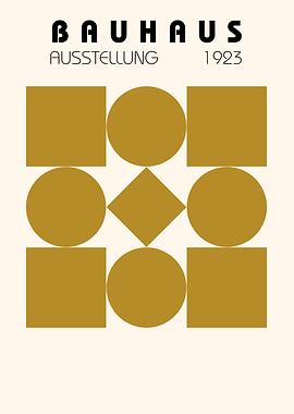 Bauhaus Ausstellung 1923 Poster