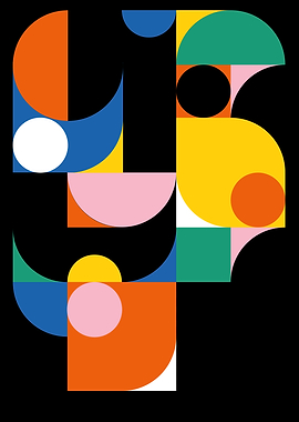 Bauhaus Geometric Shapes