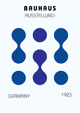 Bauhaus Ausstellung 1923 Poster