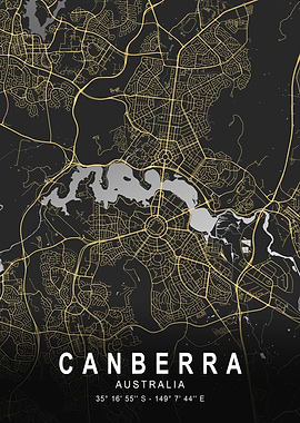 Canberra Silver City Map