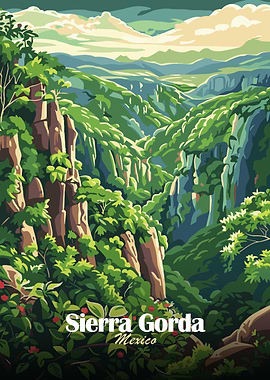 Sierra Gorda, Mexico Landscape Art