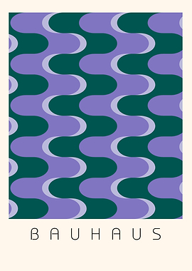 Bauhaus Abstract Pattern Art