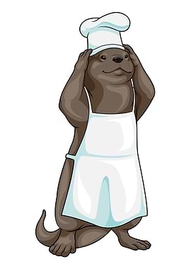 Otter Chef Cook