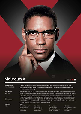 Malcolm X Movie Poster