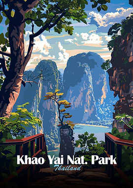 Khao Yai National Park Thailand Poster