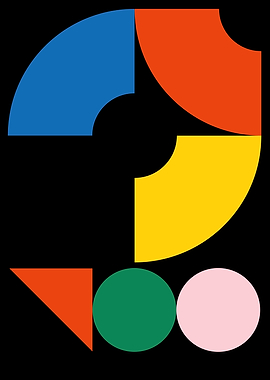 Bauhaus Abstract Geometric Shapes