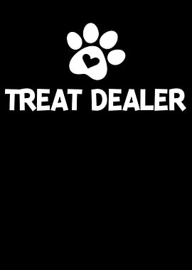 Treat Dealer Paw Print Design