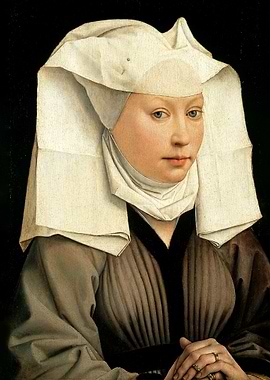 Portrait of a Young woman with a Winged Bonnet