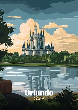 Orlando Castle Landscape