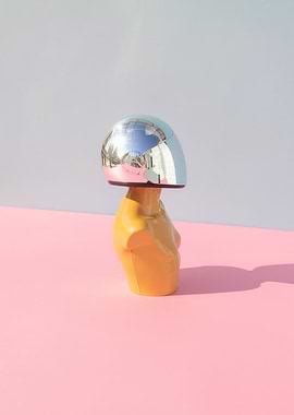 Shiny Helmet on Yellow Torso