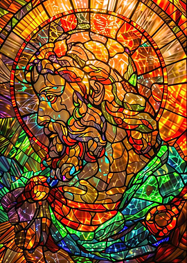 Stained Glass God