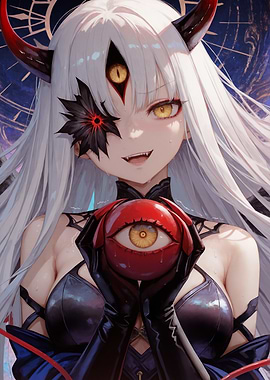 Demonic Oracle with Eye Orb