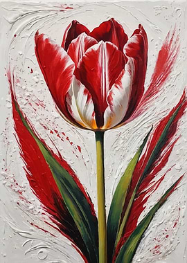 Rembrandt Tulip Painting