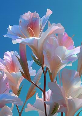 Floral Beauty Against Azure Sky
