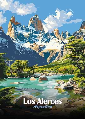 Los Alerces, Argentina Landscape Art