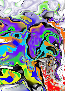 Colorful Abstract Swirl