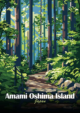 Amami Oshima Island Forest Path