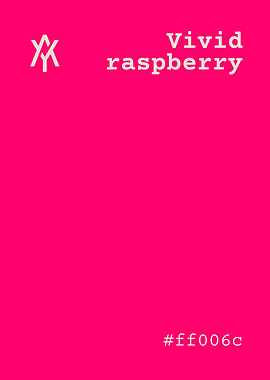 Vivid Raspberry Color Swatch