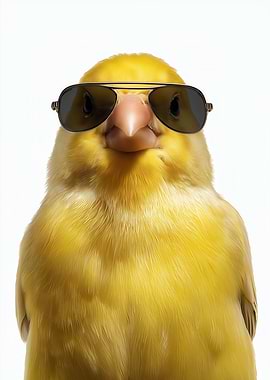 Cool Canary with Sunglasses