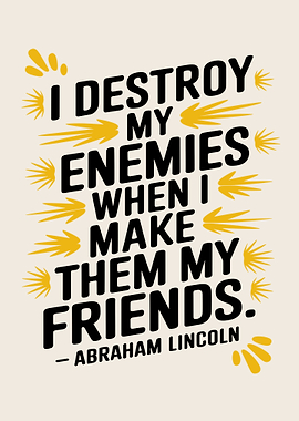 Abraham Lincoln Quote Art Print