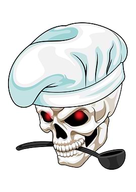 Skull Chef Cook