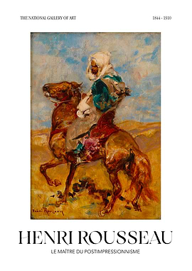 Henri Rousseau's Horseback Rider Painting