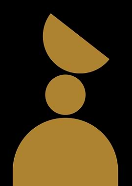 Abstract Geometric Shapes in Gold