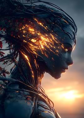 Nature Spirit at Sunset