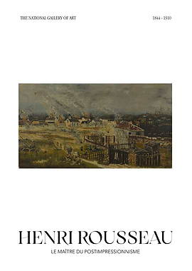 Henri Rousseau Post-Impressionist Landscape Painting