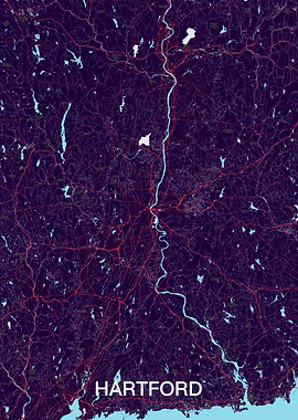 Hartford City Map