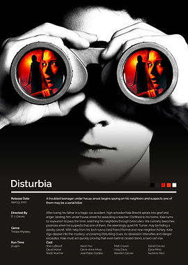 Disturbia Movie Poster