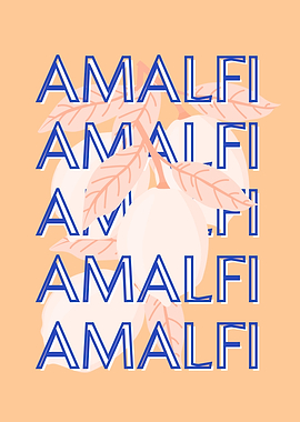 Amalfi Lemons Graphic Art