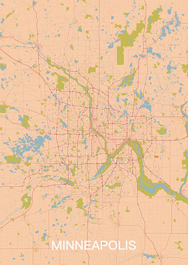 Minneapolis City Map