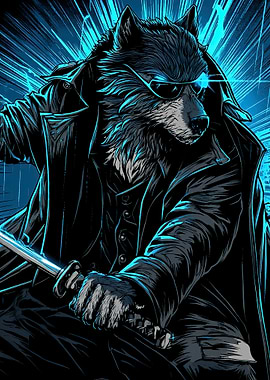 Wolf Warrior Katana Sunglasses