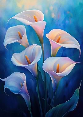 Calla Lilies Painting