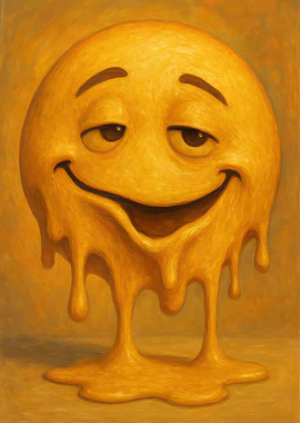 Melting Smiley Face