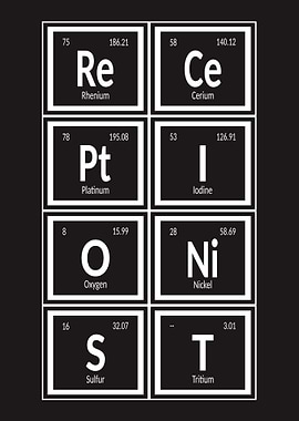 Receptionist Periodic Table Elements