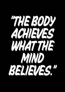 Motivational Quote: Body and Mind
