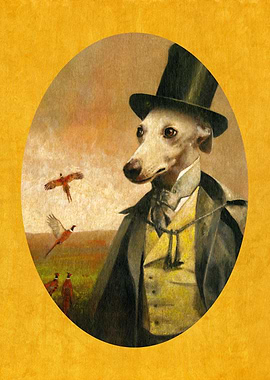 Victorian Whippet Gentleman