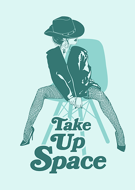 Take Up Space Fashion Illustration